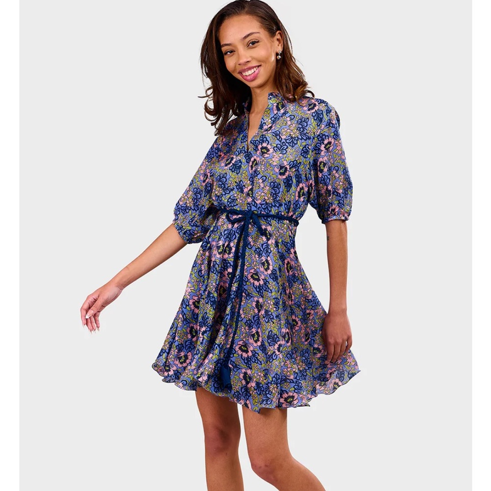 Hannah silk Gaia dress